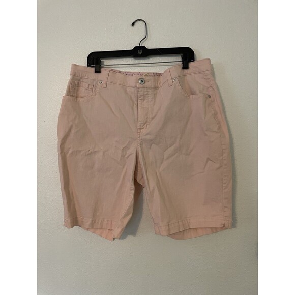 FADED GLORY, WOMEN SHORTS, PINK, PLUS SIZE 20W, FREE USA SHIPPING. - Picture 1 of 4